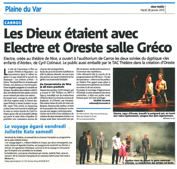 Nice Matin - 29.01.2013