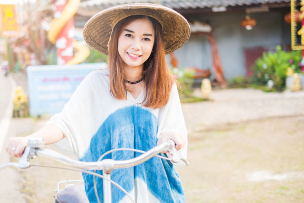 Eine Kambodschanische Frau aus dem ländlichen Svay Rieng an der Grenze zu Vietnam