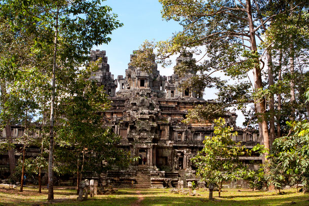 Der alte Khmer Tempel Angkor Borei in der Provinz Takeo