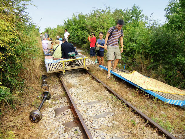 Bamboo Train in Battambang