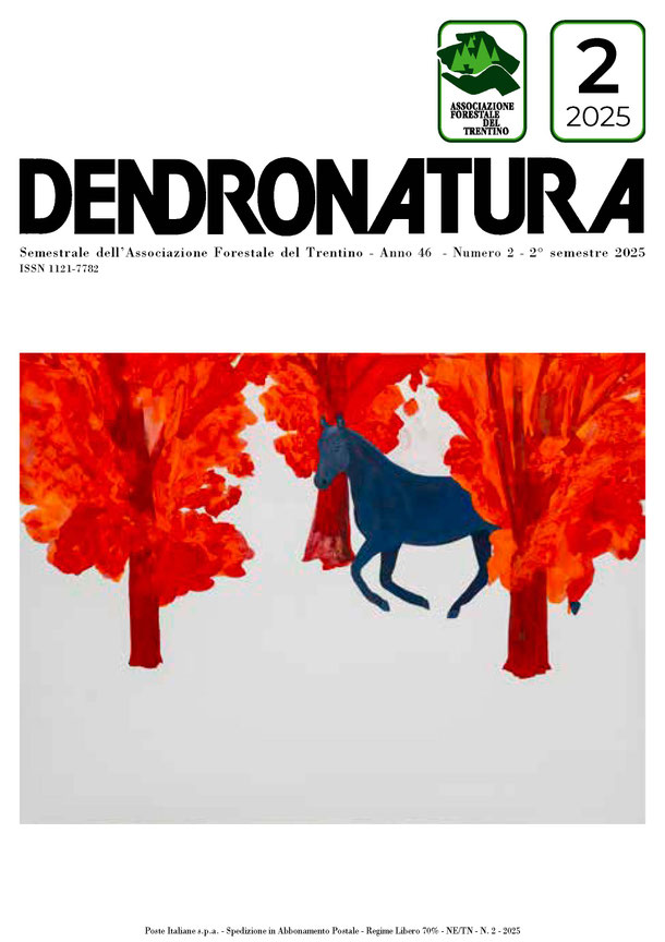 Foto di copertina un'opera di Federico Lanato: "Cavallo nel bosco"