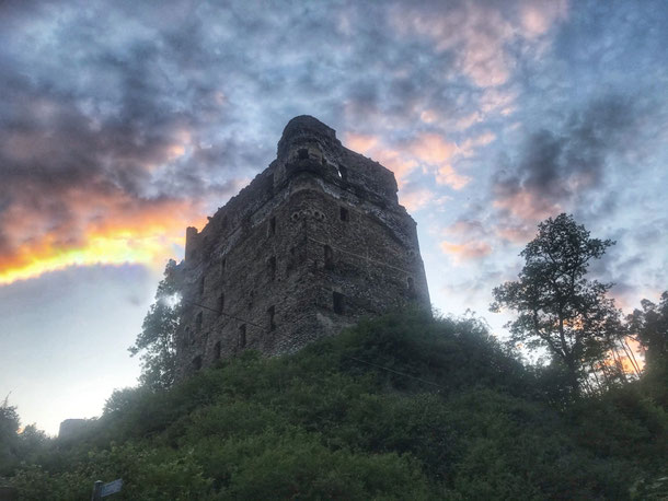 Trailrunning Masdascher Burgherrenweg Traumschleife Burg Balduinseck