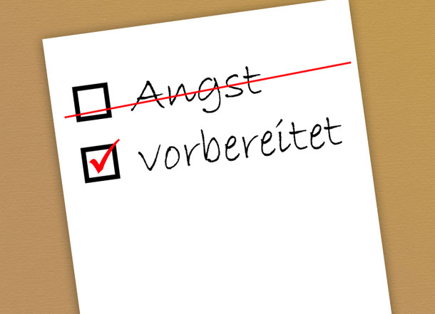 Mit Vorbereitung gegen Prüfungsangst