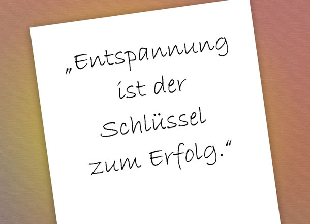 Zitat, Entspannung