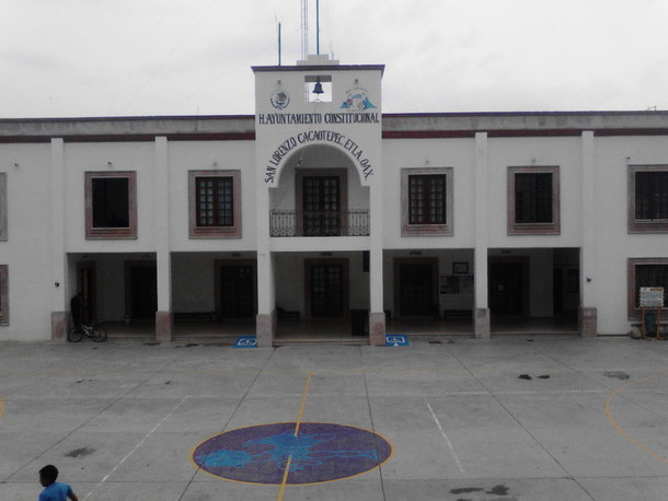 Palacio municipal de San Lorenzo Cacaotepec