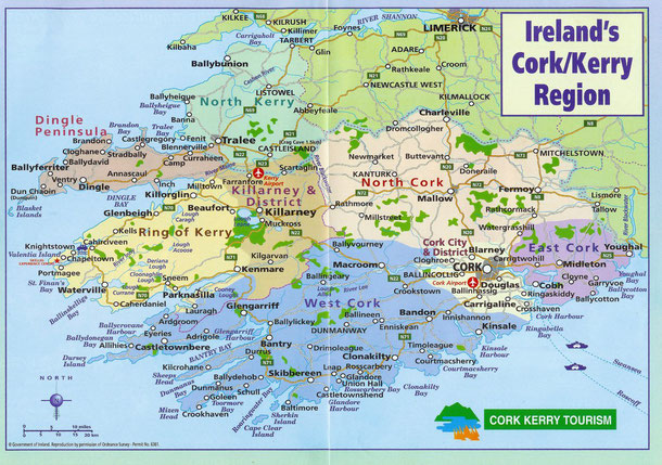 Südwestirland - County Kerry und Cork - eine immer grüne Landschaft