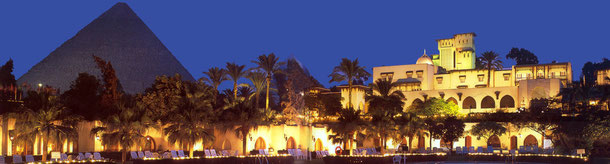 Ein Highlight während des Kairo - Aufenthaltes ist ein Besuch im legenderen Hotel Mena House Oberoi