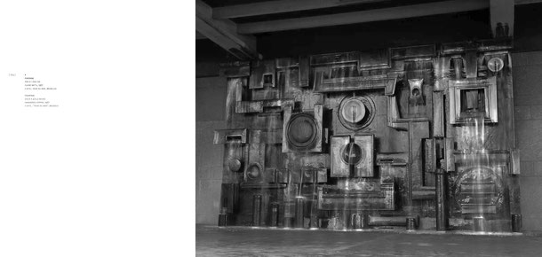 Jean-Pierre GHYSELS, sculpture fontaine 700 x 1 200 cm cuivre battu, 1967 c.n.p.e., tour du midi, bruxelles — fountain 275.6 x 472.4 inches hammered copper, 1967 c.n.p.e., “tour du midi”, brussels