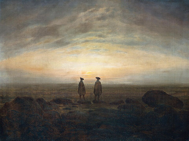 Caspar David Friedrich: Zwei Männer am Meer (1817)