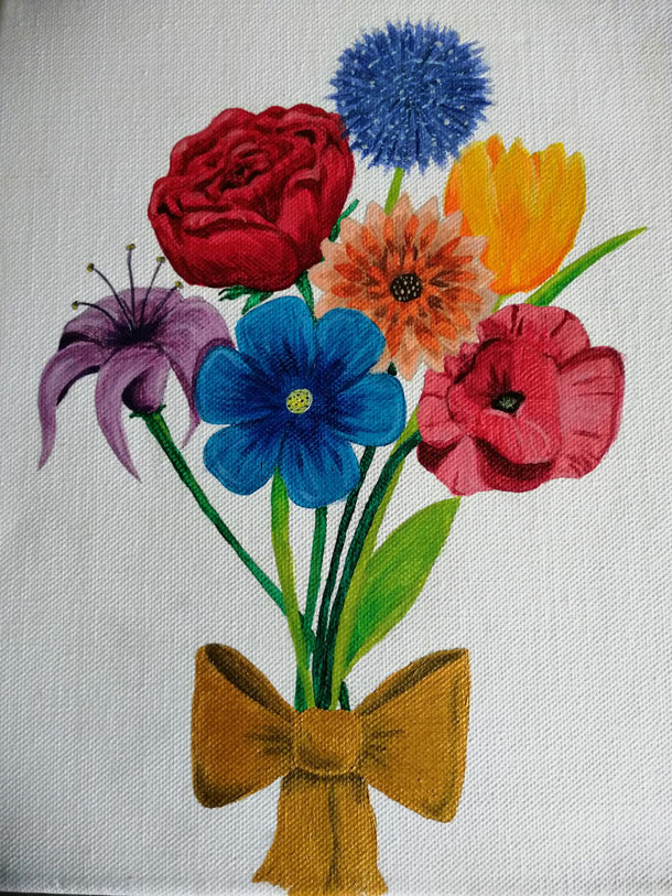 Vielen Dank für die Blumen