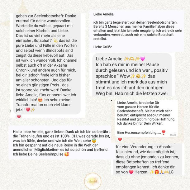 Amelies Lichtimpulse, Kundenstimmen, Feedback, Rezension
