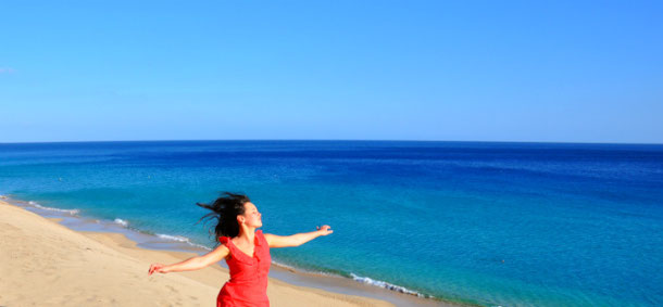 Amazing beach in Fuerteventura