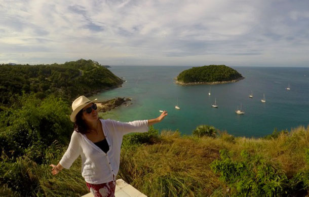 Magical view from the Windmill Viewpoint in Phuket