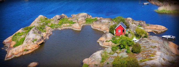 Private island for rent in Norway