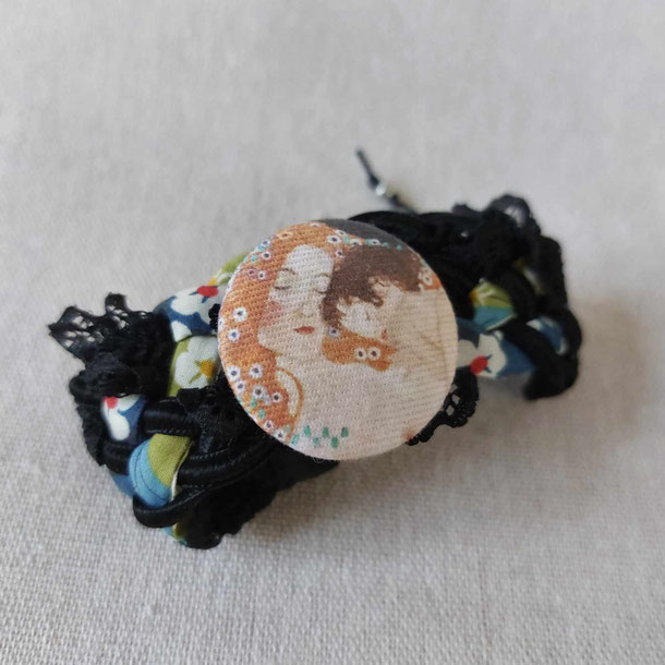 Bracelet La mère et l'enfant Klimt fait main l'Arche de Jessica