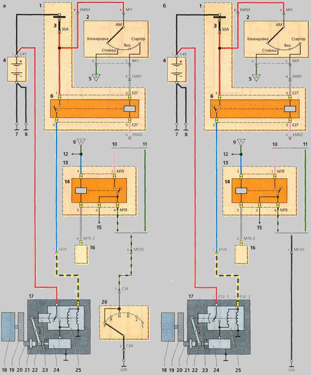 Engine start circuit