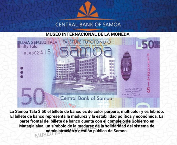 tala, moneda tala de samoa,papel moneda de samoa, dinero de samoa, moneda de samoa, dinero tala 