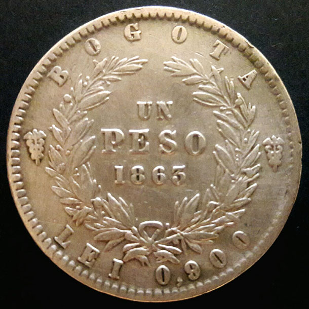 estados unidos de colombia, 1863, moneda de plata de 1863, numismática, museo internacional de la moneda, colombia, historia