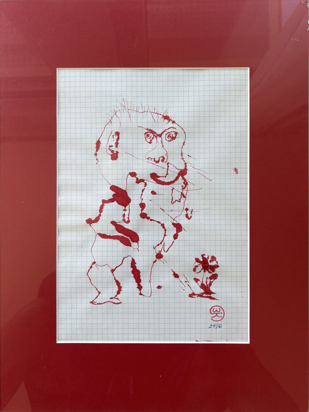 Don't worry, writing ink on paper, 29,7 x 21 cm, 2025/7