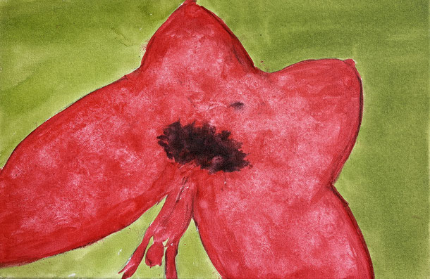A Flower for Gustav  Courbet, 10061819, acrylic on canvas, 40 x 60 cm, 2024/13