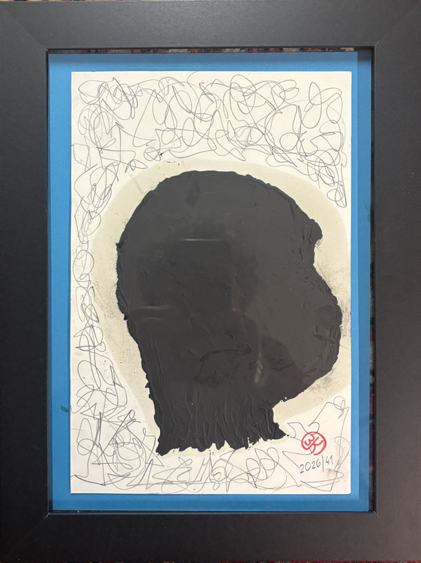 Our Ancestor, graphite on paper, 29,7 x 21 cm, 2026/41