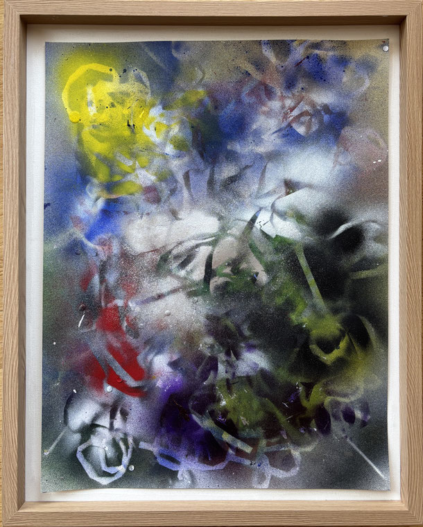 Opposites, acryl on paper, 46 x 35 cm, 2025/49