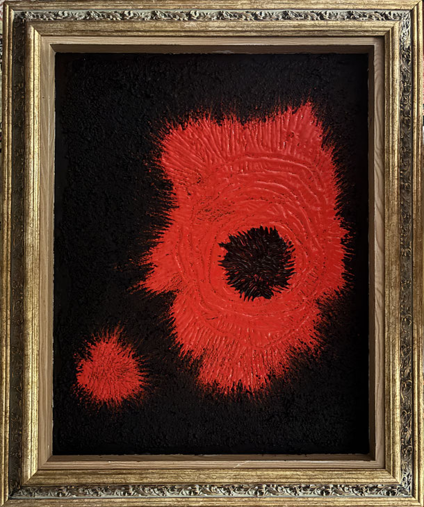 Nothing is behind red, acryl on panel, 48 x 37 cm, 2026/22