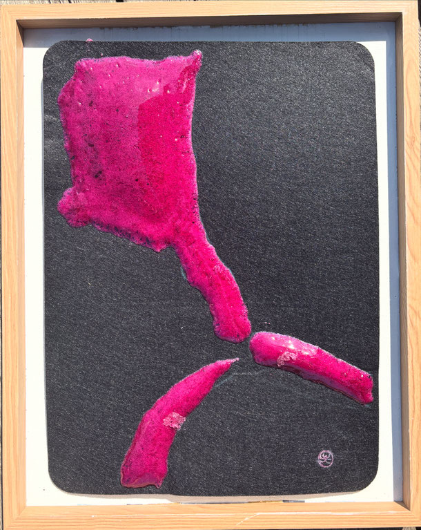 Creatio Adami et diaboli,  MDI on felt, 48 x 38 cm, 2025/31