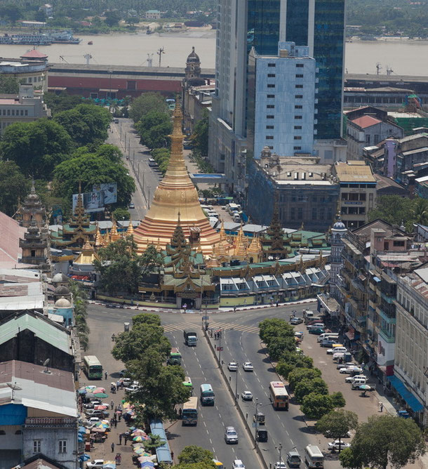 Sule Pagoda in Yangon
