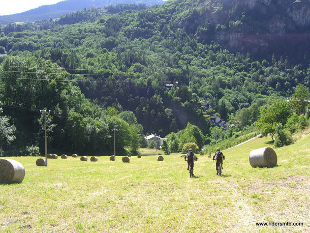 Arriviamo a Antey stanchi ma goduti