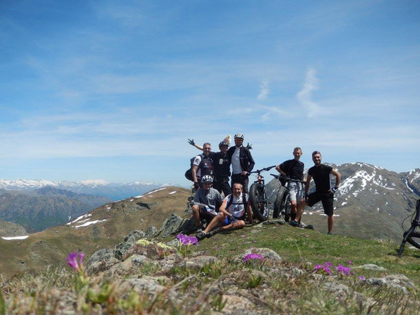 eccoci alla cima Coppi della giornata.....ma la vera meta è ............