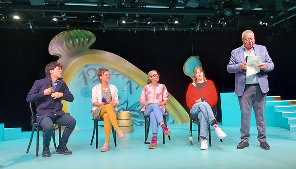v.l.: David Gaviria, Katharina Uhland, Lene Grösch, Kristina-Maria Peters, Manfred Schmid