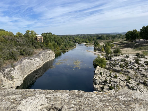Fluss Gardon vom Aquädukt aus 