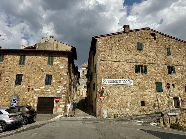 San Quirico d´Orcia - ein sympathischer kleiner und uralter Ort  