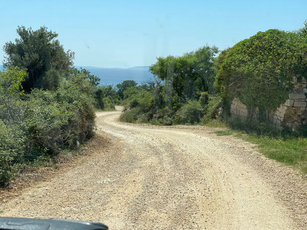 Sandweg zum Campingplatz