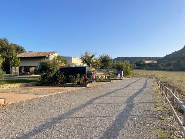 Wohnmobilstellplatz Viacamp Y Litera - ideal gelegen für den Besuch der Bucht Congost de Mont Rebei