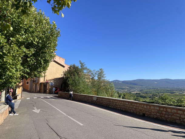 Ortseingang von Roussillon