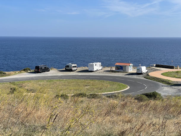 Besucherparkplatz des Leuchtturms Phare de Cerbère