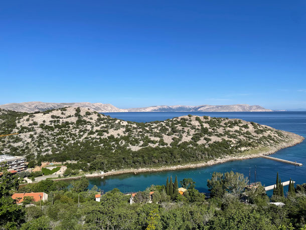 Immer das Meer im Blick und die vor der Küste liegenden Inseln 