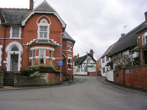 Calles del bellísimo pueblo de Enderby, muy cerca de la capital del Este de las Midlands Leicester