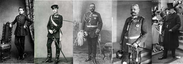 Paul von Hindenburg: Stationen eines Soldatenlebens (Lizenzen: alle gemeinfrei)