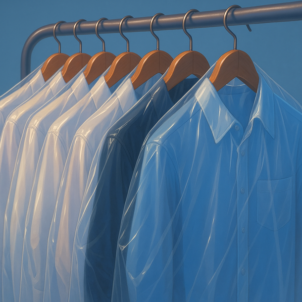 CAMICIA LAVATA E STIRATA € 3,00