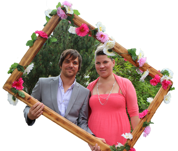 Die glücklichen und voller Spannung auf Leni´s Geburt wartenden Eltern, Frank und Tabea.