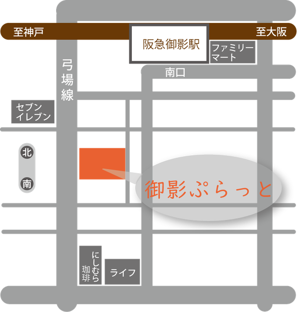 御影ぷらっと/レアミュージック/マップ