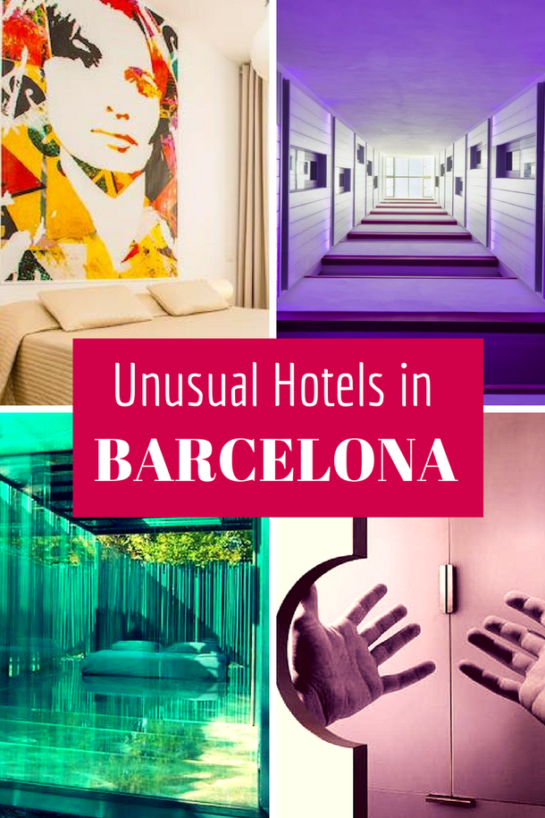 Unusual Hotels in Barcelona: cool, quirky, concept and designer places to stay in Barcelona