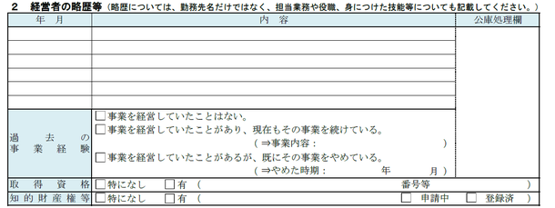 経営者の略歴