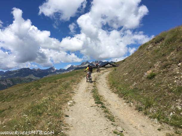 In avvicinamento all'alpe Glavin