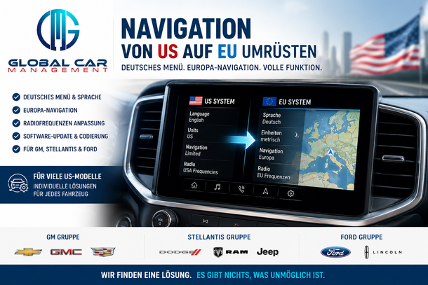 Navigation von US auf Eu umrüsten in München