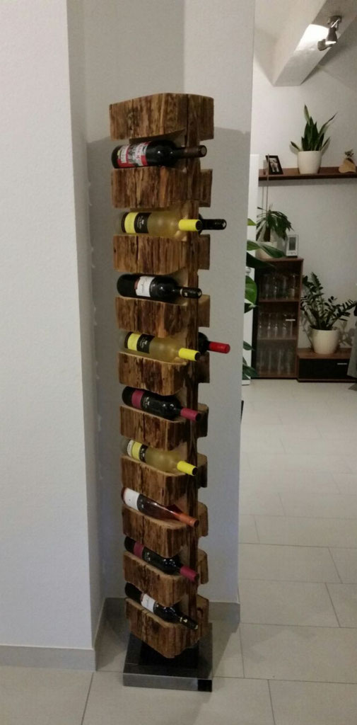 Weinregal, Massivholz, Individuell, Schwarzwald, handwerk