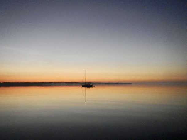 Morgendämmerung in der Sandbjerg Vig- 04:00 Uhr